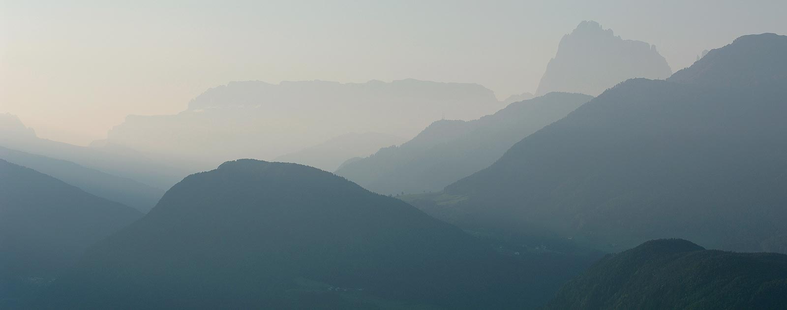 panorama mozzafiato visto dall'hotel Briol a Barbiano