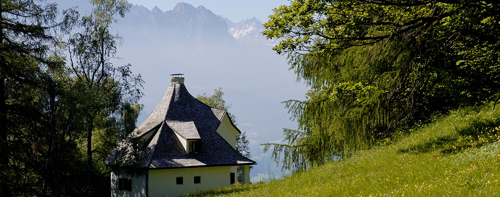 la villa Welzenbach dell'hotel Briol a Barbiano